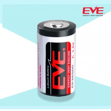 EVE亿纬锂能 ER26500 2号 3.6V 容量型 锂亚柱式电池 锂电池